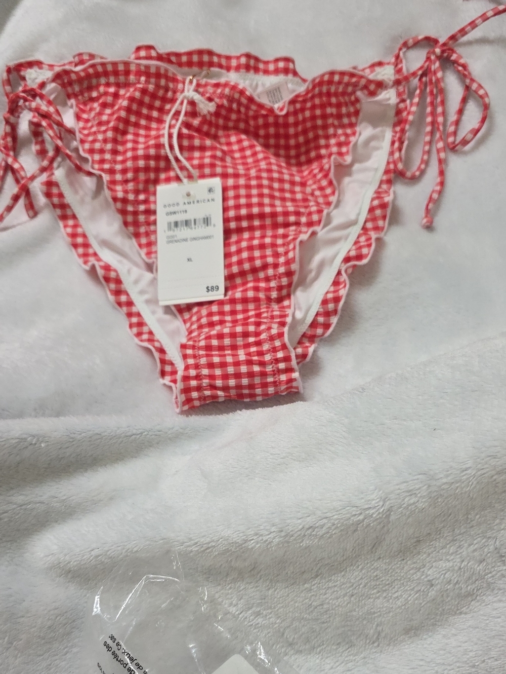 @Good American Lattice Edge BIKINI SIZE XL